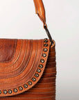 Never Mind Nmbgm105F Tote Vintage Handmade Genuine Cowhide Leather Women Bag Western Handbag Purse