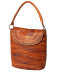 Never Mind Nmbgm105F Tote Vintage Handmade Genuine Cowhide Leather Women Bag Western Handbag Purse