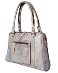 Never Mind Nmbg128B Tote Vintage Handmade Genuine Cowhide Leather Women Bag Western Handbag Purse