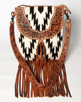 American Darling CROSS BODY I Hand Tooled Hair-on Genuine Leather women bag western handbag purse