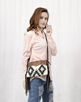 American Darling Cross Body Hand Tooled Saddle Blanket Genuine Leather Women Bag Western Handbag Purse