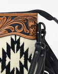 American Darling Cross Body Hand Tooled Saddle Blanket Genuine Leather Women Bag Western Handbag Purse