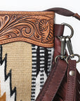 American Darling Cross Body Hand Tooled Saddle Blanket Genuine Leather Women Bag Western Handbag Purse