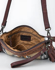 American Darling Cross Body Hand Tooled Saddle Blanket Genuine Leather Women Bag Western Handbag Purse
