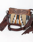 American Darling Cross Body Hand Tooled Saddle Blanket Genuine Leather Women Bag Western Handbag Purse
