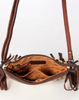 American Darling Cross Body Hand Tooled Saddle Blanket Genuine Leather Women Bag Western Handbag Purse