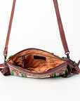 American Darling Cross Body Hand Tooled Saddle Blanket Genuine Leather Women Bag Western Handbag Purse