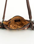 American Darling Cross Body Hand Tooled Saddle Blanket Genuine Leather Women Bag Western Handbag Purse