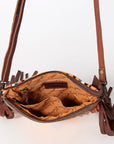 American Darling Cross Body Hand Tooled Saddle Blanket Genuine Leather Women Bag Western Handbag Purse