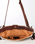 American Darling Signature Crossbody Hand Tooled Saddle Blanket Genuine Leather Women Bag Western Handbag Purse