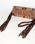 American Darling Small Crossbody Hand Tooled Saddle Blanket Genuine Leather women bag western handbag purse
