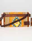 American Darling Small Crossbody Hand Tooled Saddle Blanket Genuine Leather women bag western handbag purse
