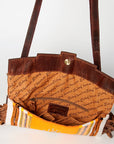 American Darling Small Crossbody Hand Tooled Saddle Blanket Genuine Leather women bag western handbag purse
