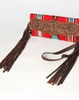 American Darling Small Crossbody Hand Tooled Saddle Blanket Genuine Leather women bag western handbag purse