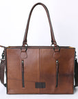 American Darling Tote Hand Tooled Hair On Genuine Leather Women Bag Western Handbag Purse