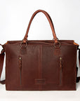 American Darling Tote Hand Tooled Hair On Genuine Leather Women Bag Western Handbag Purse