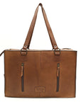 American Darling Hand Tooled Hair On Genuine Leather Women Bag Western Handbag Purse