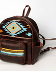 American Darling Saddle Blanket Genuine Leather Women Bag Western Handbag Purse