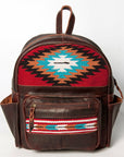 American Darling Saddle Blanket Genuine Leather Women Bag Western Handbag Purse