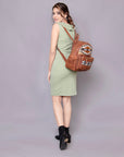 American Darling Saddle Blanket Genuine Leather Women Bag Western Handbag Purse