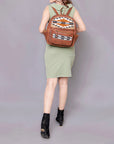 American Darling Saddle Blanket Genuine Leather Women Bag Western Handbag Purse