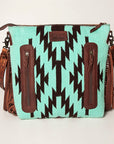American Darling Signature Crossbody Hand Tooled Saddle Blanket Genuine Leather Women Bag Western Handbag Purse