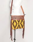 American Darling Signature Crossbody Hand Tooled Saddle Blanket Genuine Leather Women Bag Western Handbag Purse