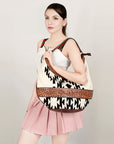 American Darling HOBO Hand Tooled Hair-on Genuine Leather women bag western handbag purse