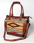 American Darling TOTE Upcycled Wool Genuine Leather women bag western handbag purse