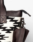American Darling TOTE Upcycled Wool Genuine Leather women bag western handbag purse