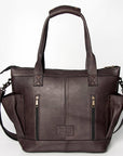 American Darling TOTE Upcycled Wool Genuine Leather women bag western handbag purse