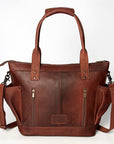 American Darling TOTE Upcycled Wool Genuine Leather women bag western handbag purse