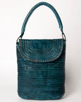 Never Mind Nmbgm105A Tote Vintage Handmade Genuine Cowhide Leather Women Bag Western Handbag Purse
