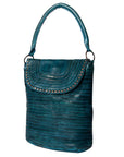Never Mind Nmbgm105A Tote Vintage Handmade Genuine Cowhide Leather Women Bag Western Handbag Purse