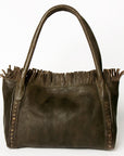 Never Mind Nmbgm110B Tote Vintage Handmade Genuine Cowhide Leather Women Bag Western Handbag Purse