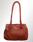 Never Mind Nmbgm102D Tote Vintage Handmade Genuine Cowhide Leather Women Bag Western Handbag Purse