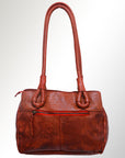 Never Mind Nmbgm102D Tote Vintage Handmade Genuine Cowhide Leather Women Bag Western Handbag Purse