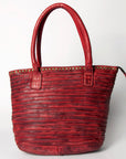 Never Mind Nmbgm104D Tote Vintage Handmade Genuine Cowhide Leather Women Bag Western Handbag Purse