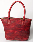 Never Mind Nmbgm104D Tote Vintage Handmade Genuine Cowhide Leather Women Bag Western Handbag Purse