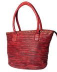 Never Mind Nmbgm104D Tote Vintage Handmade Genuine Cowhide Leather Women Bag Western Handbag Purse