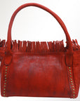 Never Mind Nmbgm110C Tote Vintage Handmade Genuine Cowhide Leather Women Bag Western Handbag Purse