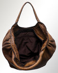 Never Mind Nmbgm101C Tote Vintage Handmade Genuine Cowhide Leather Women Bag Western Handbag Purse