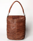 Never Mind Nmbgm105C Tote Vintage Handmade Genuine Cowhide Leather Women Bag Western Handbag Purse