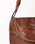 Never Mind Nmbgm105C Tote Vintage Handmade Genuine Cowhide Leather Women Bag Western Handbag Purse