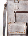 Never Mind Nmbg111B Tote Vintage Handmade Genuine Cowhide Leather Women Bag Western Handbag Purse