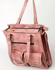 Never Mind Nmbg111D Tote Vintage Handmade Genuine Cowhide Leather Women Bag Western Handbag Purse
