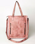 Never Mind Nmbg111D Tote Vintage Handmade Genuine Cowhide Leather Women Bag Western Handbag Purse