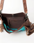 American Darling Large Crossbody Saddle Blanket Genuine Leather Western Women Bag Handbag Purse | Western Crossbody Bag | Travel Crossbody Bags | College Crossbody Bag | Casual Crossbody Bag