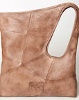 Never Mind Nmbg112A Tote Vintage Handmade Genuine Cowhide Leather Women Bag Western Handbag Purse