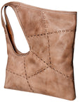 Never Mind Nmbg112A Tote Vintage Handmade Genuine Cowhide Leather Women Bag Western Handbag Purse